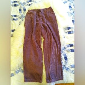 J. Jill Purple Corduroy Pants 14T 100% Cotton